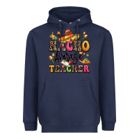 Navy nacho average teacher Heavyweight Hoodie - LillyAllenDesigns