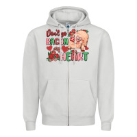 Dove Grey don't go bacon my heart Zipper Hoodie - MaliasSmallBusiness