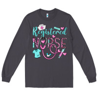 Smoke registered nurse rn Long Sleeve Tee - BarkalooDesign