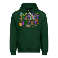 Forest Green airport agent mardi gras Urban Hoodie - CowGirlArtShop