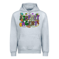 Heather Grey airport agent mardi gras Urban Hoodie - CowGirlArtShop