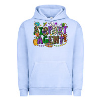 Pigment Grape Ice airport agent mardi gras Urban Hoodie - CowGirlArtShop