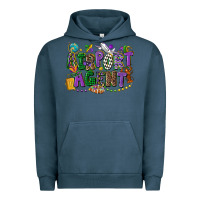 Pigment Midnight Navy airport agent mardi gras Urban Hoodie - CowGirlArtShop