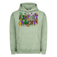 Pigment Oil Green airport agent mardi gras Urban Hoodie - CowGirlArtShop