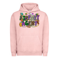 Pigment Salmon airport agent mardi gras Urban Hoodie - CowGirlArtShop