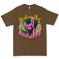 Cacao rockin' the mom life Premium Tee - Zillion Design Studio