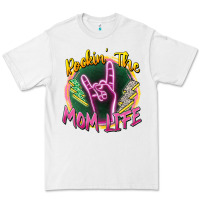 White rockin' the mom life Premium Tee - Zillion Design Studio