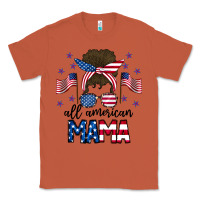 Copper All American Mama Messy Buny Classic Tee - CowhideDigitalArt