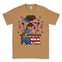 Toasted Coconut All American Mama Messy Buny Classic Tee - CowhideDigitalArt