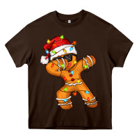 Chocolate Brown dabbing cookies Heavy Core Tee - Zillion Design Studio