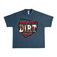 Midnight Navy rub some dirt on it baseball Urban Heavy Tee - Jasminsmagicworld