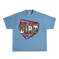 Pebble Blue rub some dirt on it baseball Urban Heavy Tee - Jasminsmagicworld