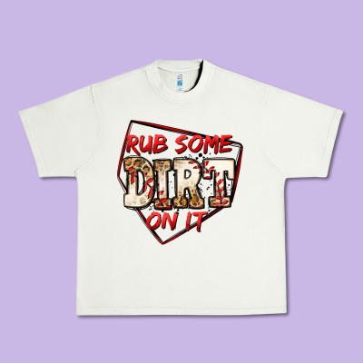 Rub Some Dirt On It Baseball Urban Heavy Tee Designed By Jasminsmagicworld