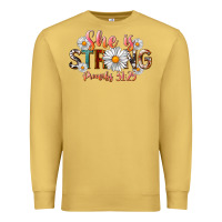 Antique Gold Western She Is Strong Premium Sweatshirt - LillyAllenDesigns