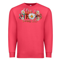 Cardinal Western She Is Strong Premium Sweatshirt - LillyAllenDesigns