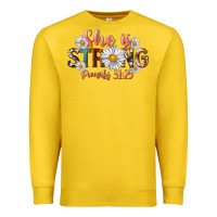 Lemon Western She Is Strong Premium Sweatshirt - LillyAllenDesigns