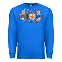 True Royal Western She Is Strong Premium Sweatshirt - LillyAllenDesigns