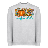 Heather Grey love fall love Heavyweight Sweatshirt - Artiststas