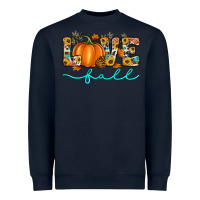 Navy love fall love Heavyweight Sweatshirt - Artiststas