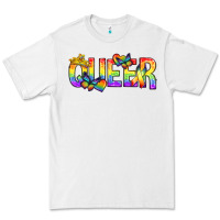 White queer pride lgbtq Premium Tee - texasbilliewilder