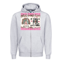 Heather Grey it takes a big to shape little minds Zipper Hoodie - MaliasSmallBusiness