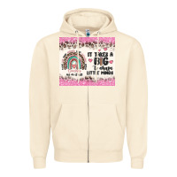 Sandshell it takes a big to shape little minds Zipper Hoodie - MaliasSmallBusiness