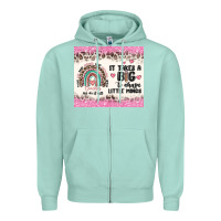 Seafoam it takes a big to shape little minds Zipper Hoodie - MaliasSmallBusiness