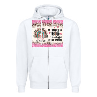 White it takes a big to shape little minds Zipper Hoodie - MaliasSmallBusiness
