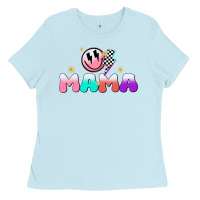 Baby Blue mama Ladies Tee - JahusDesignShop