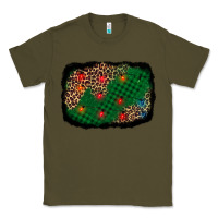 Army Green green buffalo plaid christmas background Classic Tee - AdoDesignShop