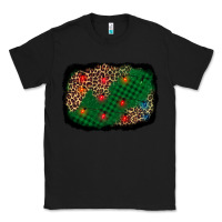 Black green buffalo plaid christmas background Classic Tee - AdoDesignShop