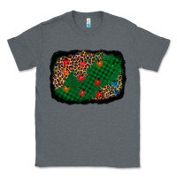 Charcoal Heather green buffalo plaid christmas background Classic Tee - AdoDesignShop