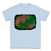 Dusty Blue green buffalo plaid christmas background Classic Tee - AdoDesignShop
