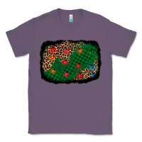 Lavender green buffalo plaid christmas background Classic Tee - AdoDesignShop