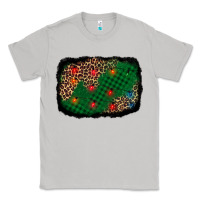 Moon Dust green buffalo plaid christmas background Classic Tee - AdoDesignShop