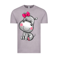 Vintage Zinc cute hippopotamus Vintage Tee - AdoDesignShop