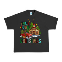 Pigment Black small town christmas church western truck Urban Heavy Tee - AdoDesignShop