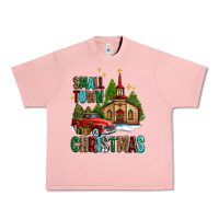 Salmon small town christmas church western truck Urban Heavy Tee - AdoDesignShop