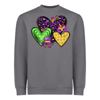 Storm hearts mardi gras Heavyweight Sweatshirt - JahusDesignShop