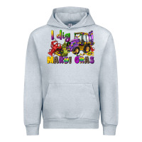 Heather Grey i dig mardi gras Urban Hoodie - CowGirlArtShop