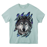 Arona Wolf scratch mark Heavy Core Tee - RanaPortraitStore
