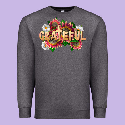 Grateful Religious Premium Sweatshirt Designed By Lillyallendesigns
