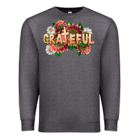 Charcoal Heather Grateful Religious Premium Sweatshirt - LillyAllenDesigns
