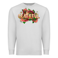 Dove Grey Grateful Religious Premium Sweatshirt - LillyAllenDesigns
