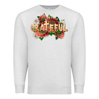 Oatmeal Heather Grateful Religious Premium Sweatshirt - LillyAllenDesigns