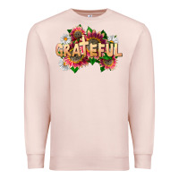 Pale Pink Grateful Religious Premium Sweatshirt - LillyAllenDesigns