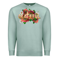 Seafoam Grateful Religious Premium Sweatshirt - LillyAllenDesigns