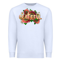 White Grateful Religious Premium Sweatshirt - LillyAllenDesigns