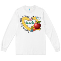 White teaching is a work of heart Long Sleeve Tee - JahusDesignShop