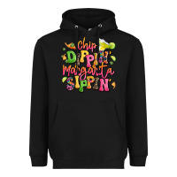 Black chip dippin' margarita sippin' Heavyweight Hoodie - LillyAllenDesigns